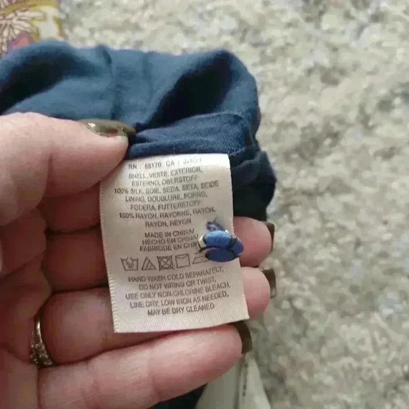 Maeve by Anthropologie Womans Barcelona Silk Paisley Shift Midi Dress 4 - Picture 12 of 16